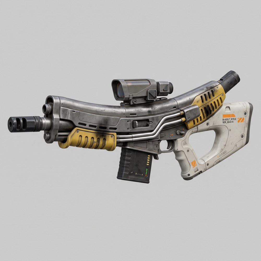 A banana weapon generated from a player prompt